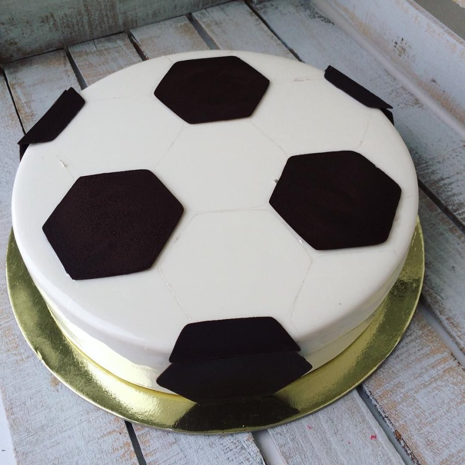 Торт футбольный мяч для мальчика 8 лет
