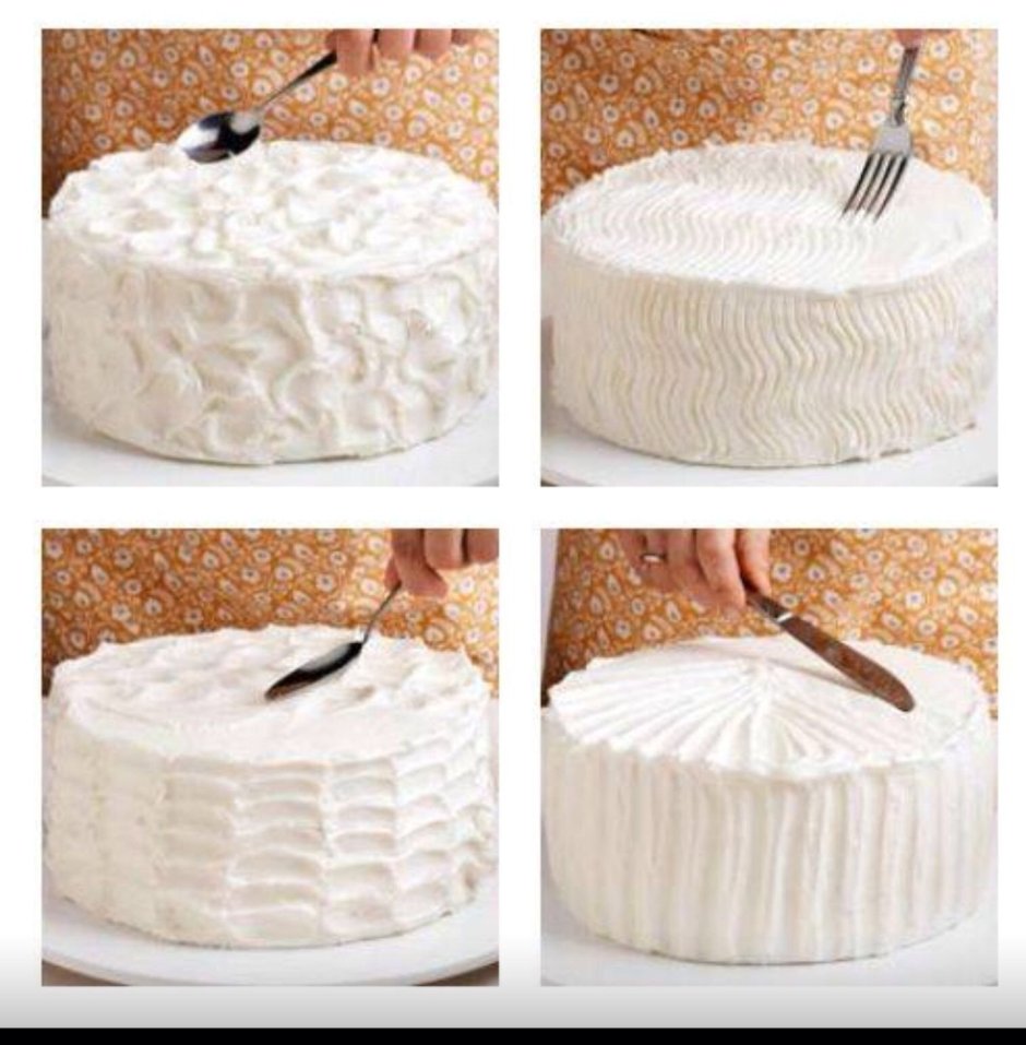 Простой декор торта