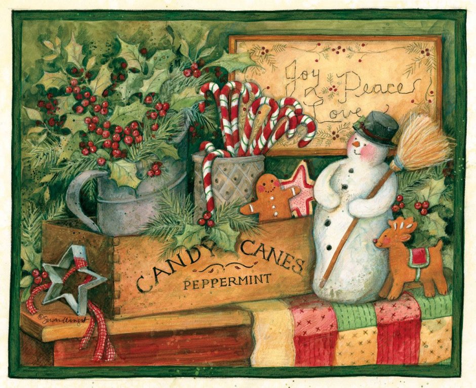 Старые рождественские открытки