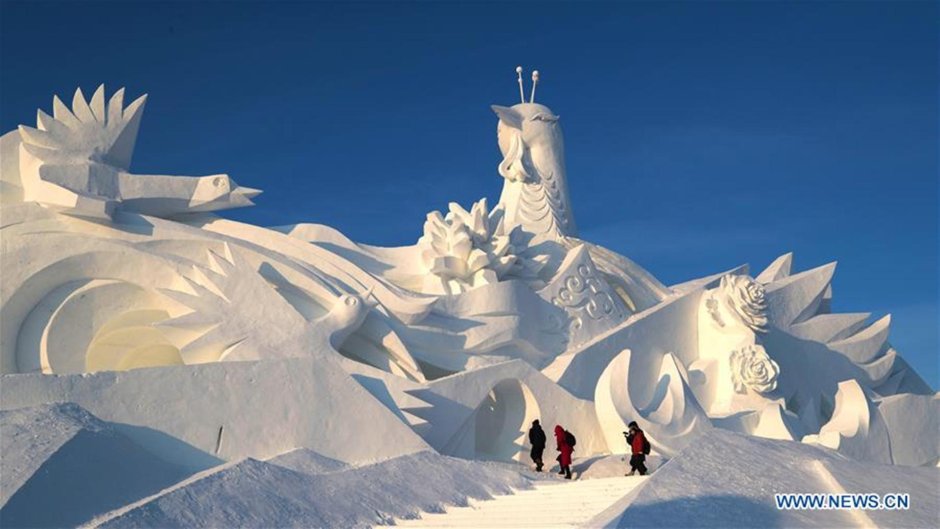 Снежные скульптуры Харбин