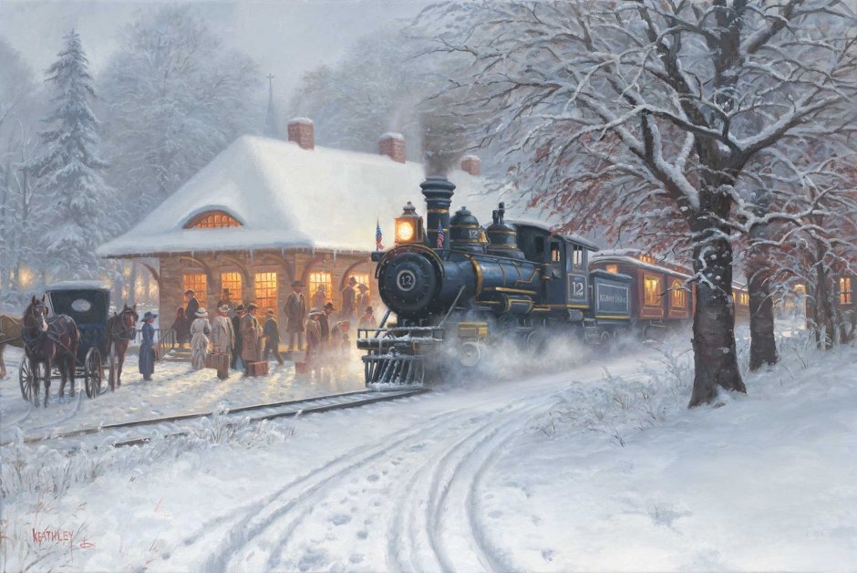 Снежный поезд