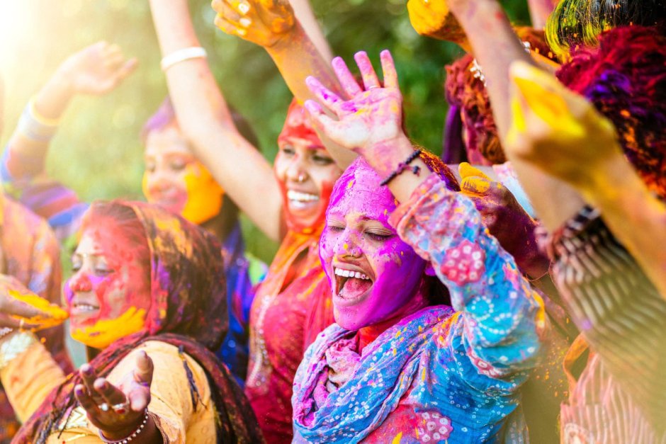 Индийский праздник красок Холи