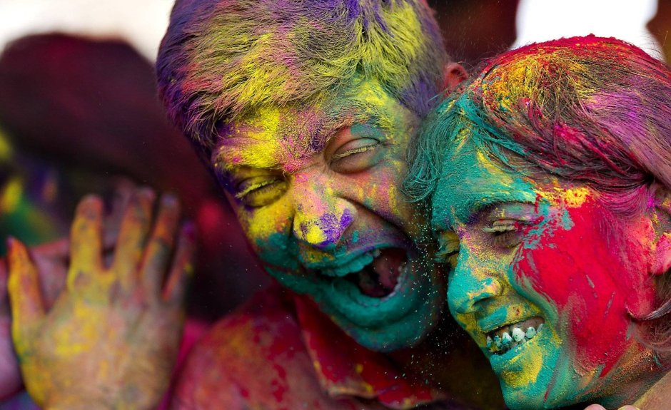Индийские краски для фестиваля красок
