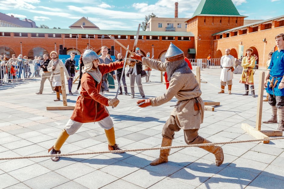 Средневековый бой на мечах