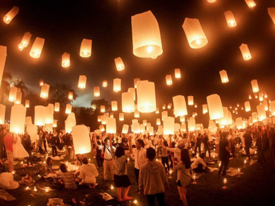 Wesak in Buddhism Lanterns