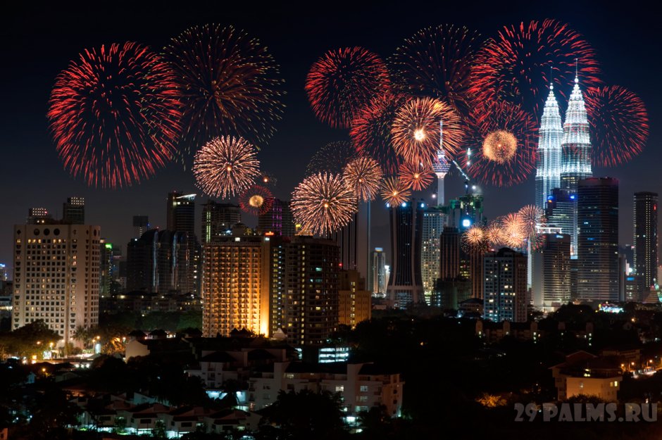 Новогодний Куала Лумпур фото