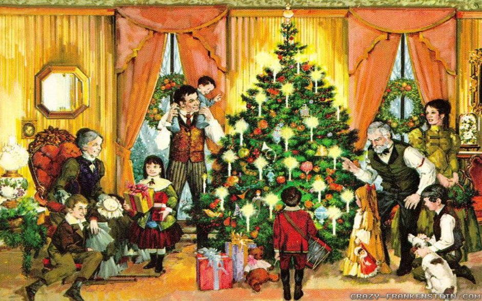 Christmas Carol Викторианская Англия