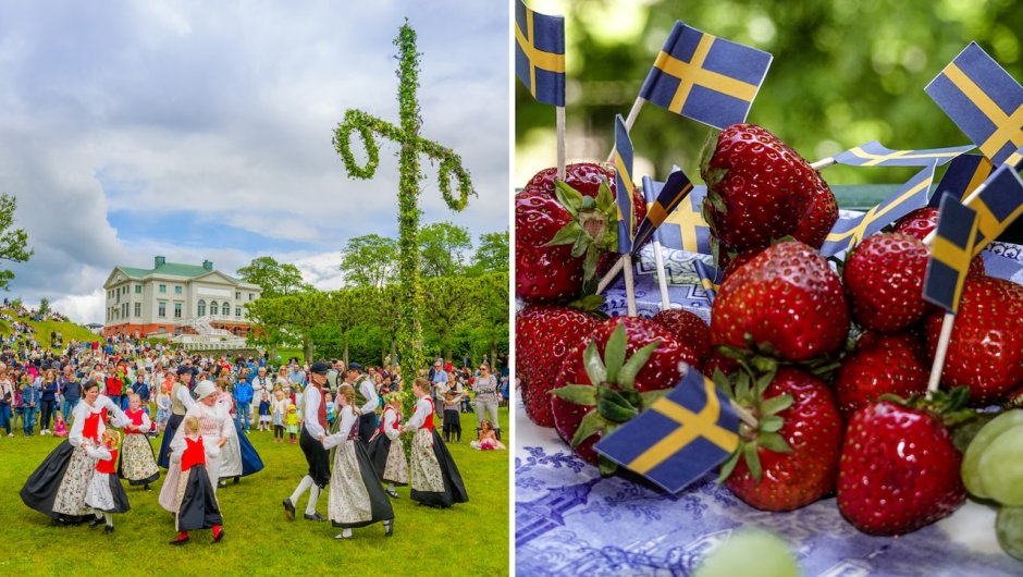 Праздник середины лета в Швеции