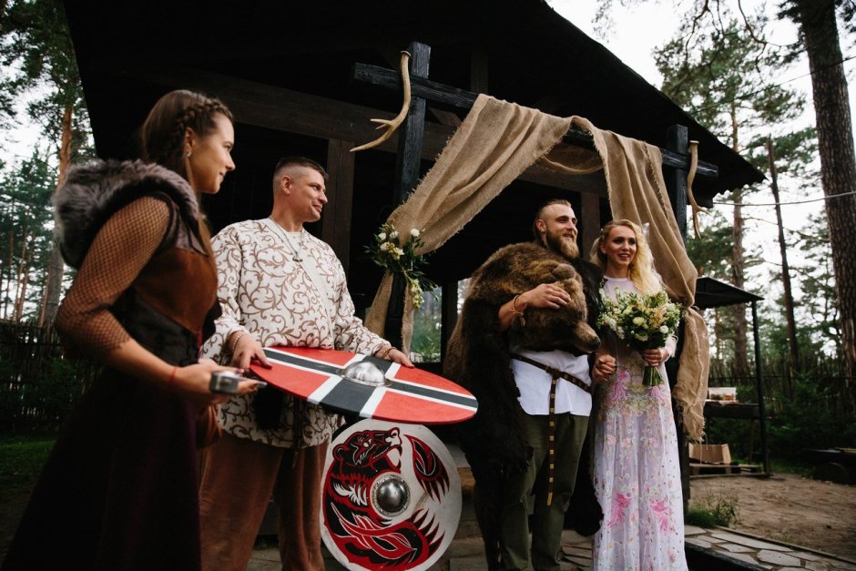 Свадьба Скандин викингов