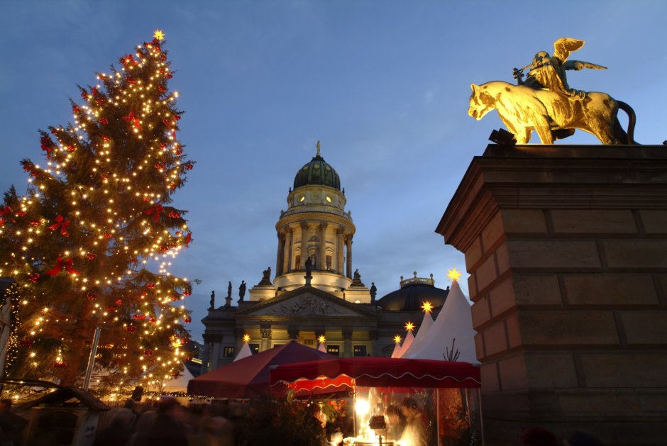 Германия Берлин Рождественская ярмарка
