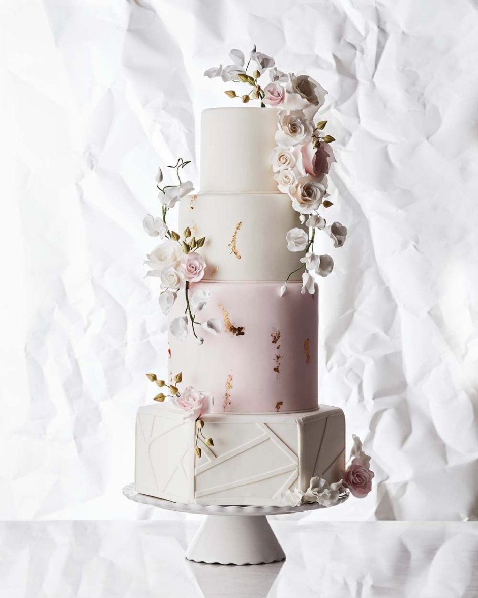 Торт в эко стиле на свадьбу