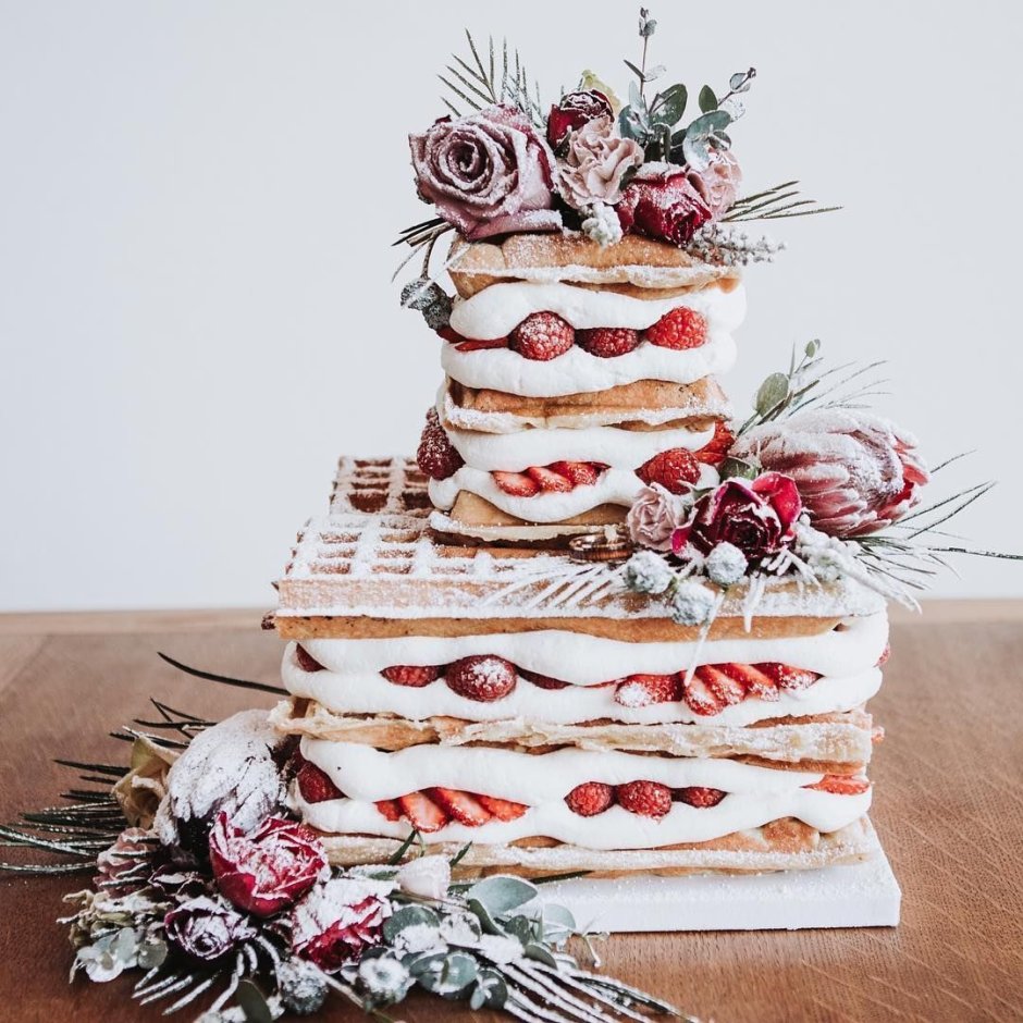 Торт на свадьбу в Лесном стиле