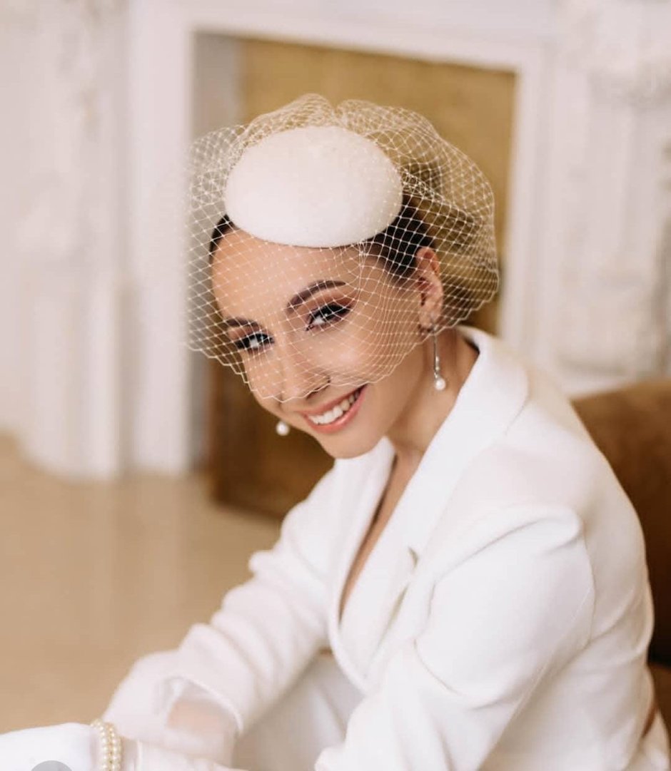 Невеста в шляпе рустик