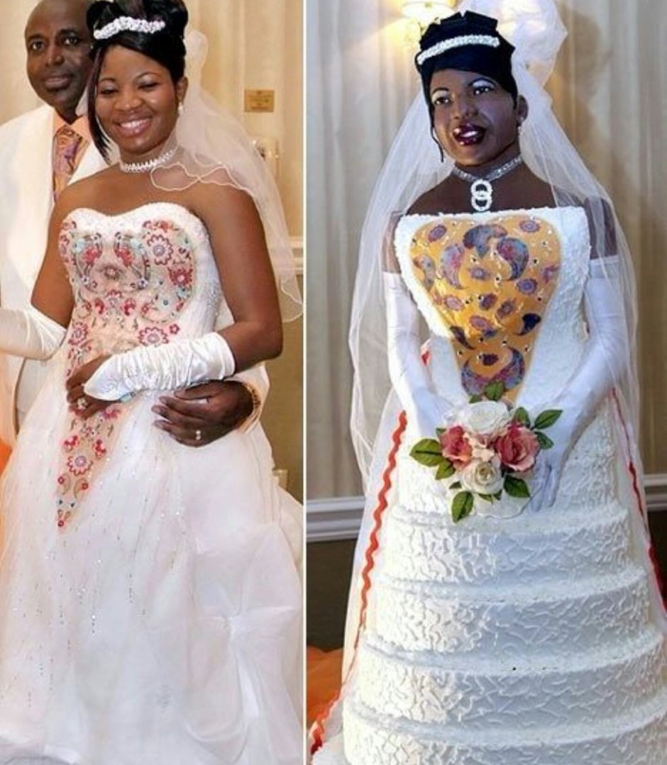 Дурацкое платье на свадьбе