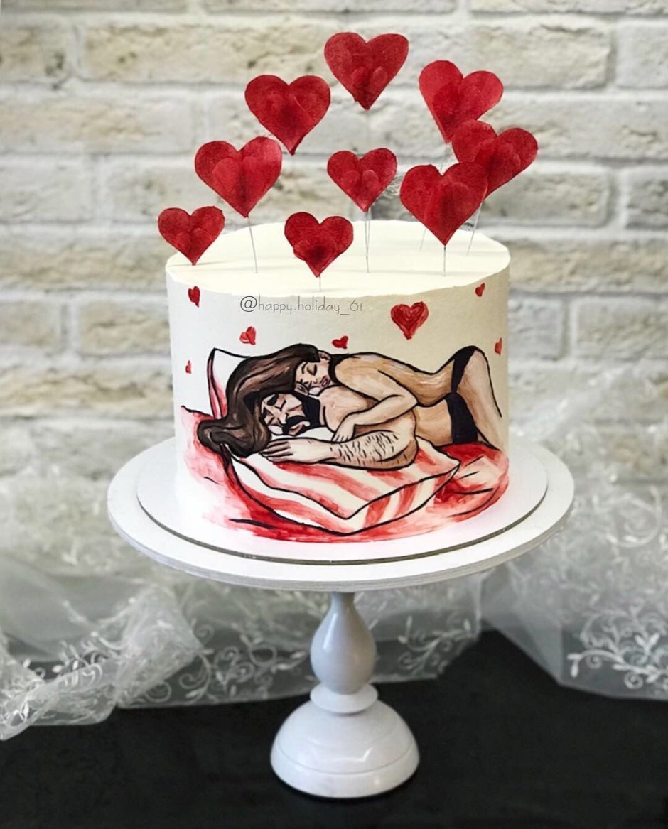 Романтичный торт