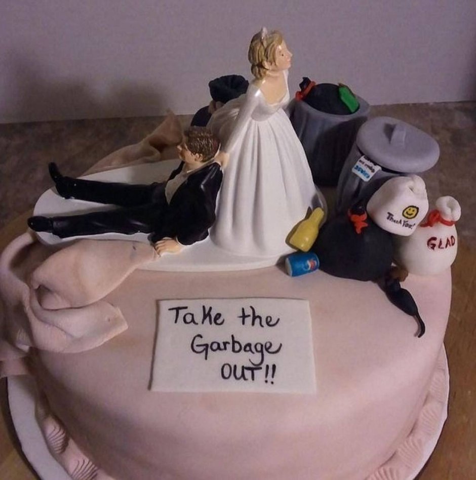 Смешные торты на годовщину свадьбы