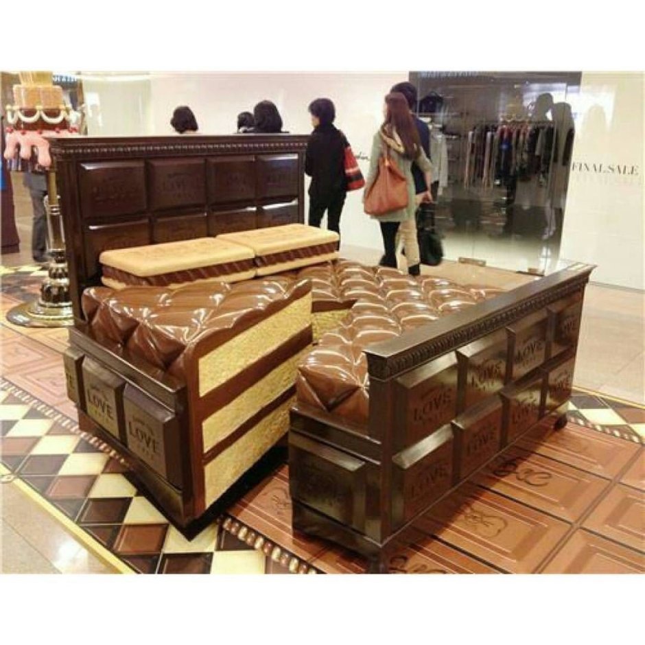 Мебель из шоколада