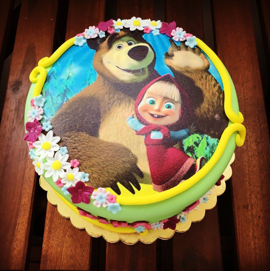 Торт Машенька и медведь