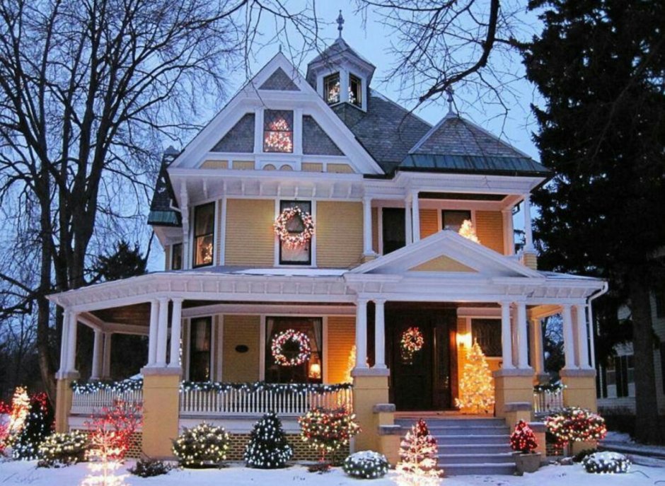 Американский Рождественский дом