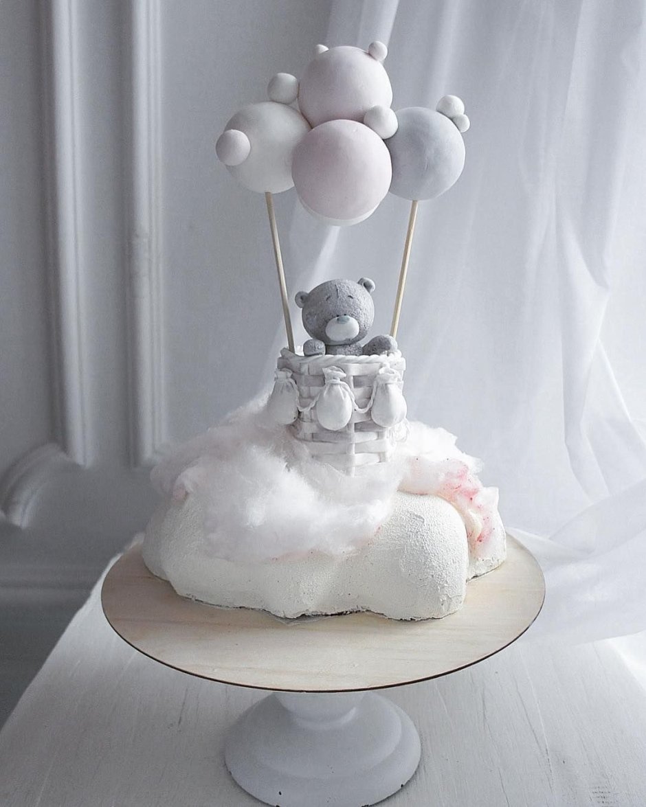 Свадебный торт одноярусный необычный