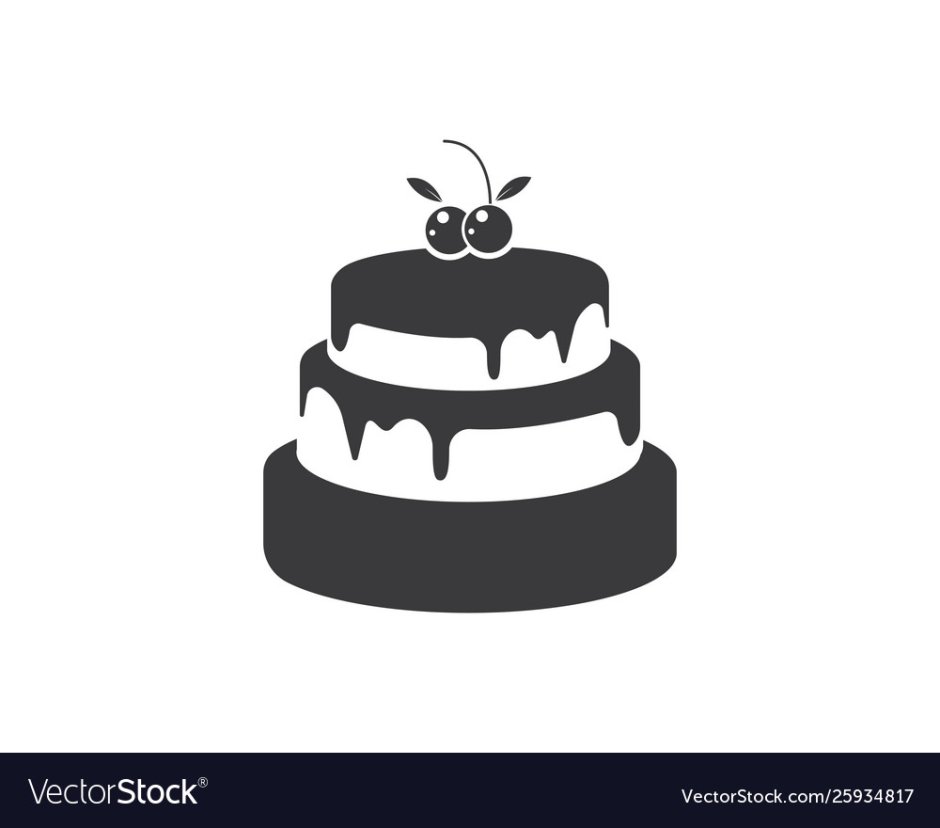 Торт вектор для логотипа