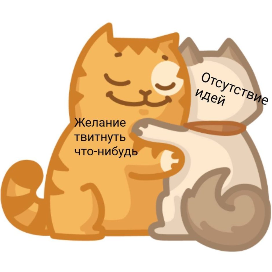Зимний котик Стикеры ВК