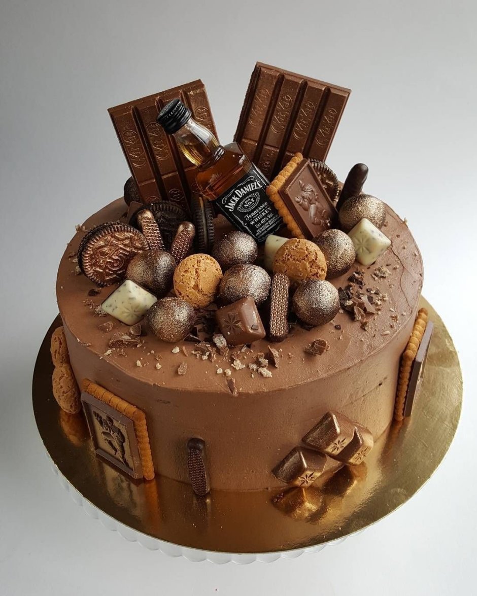 Шоколадный торт для мужчины