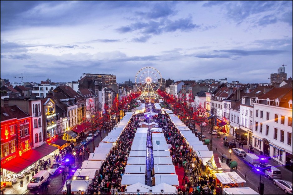 Брюссель Рождественская ярмарка