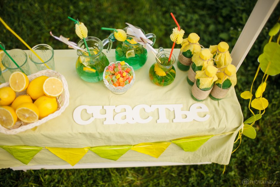 Лимонная вечеринка для детей