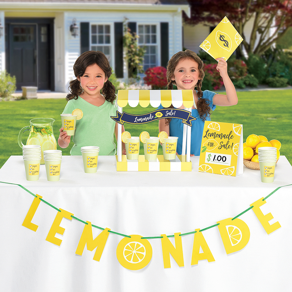 Фотозона для детей лимонад