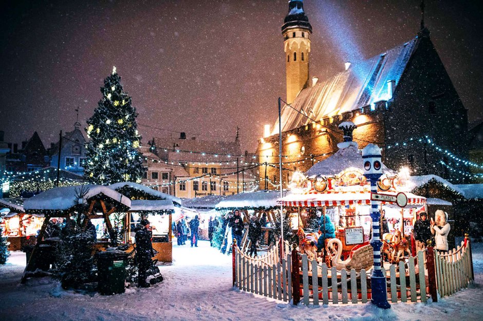 Рига Латвия Рождество