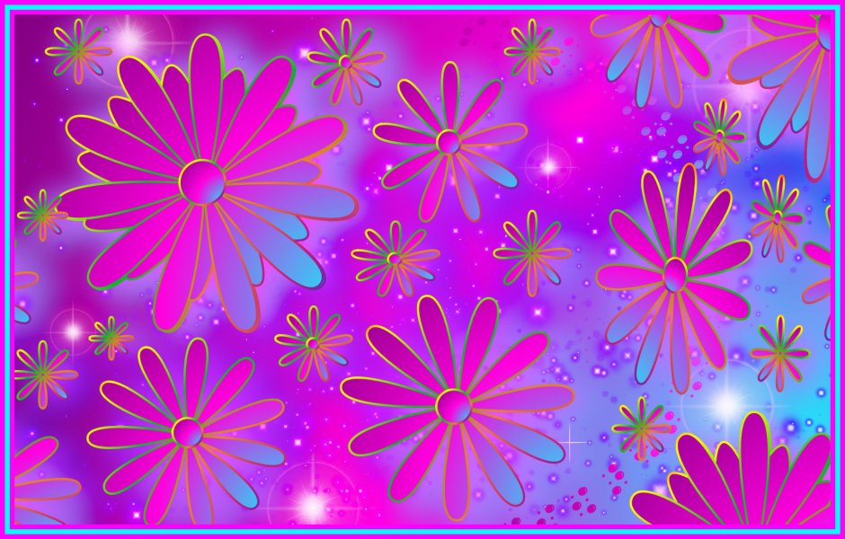 Анимационные фоны с цветами