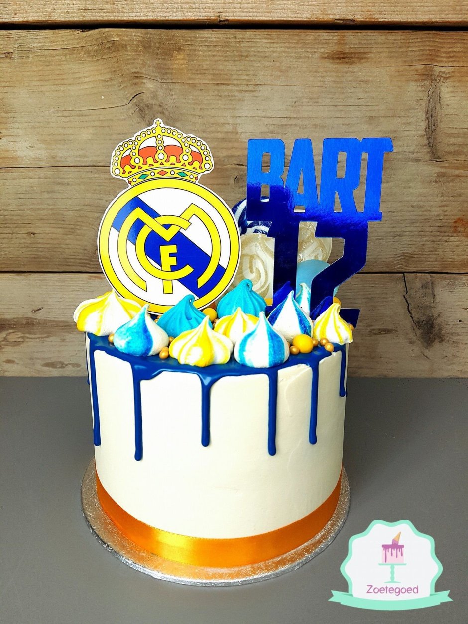 Торт футбольный Реал Мадрид