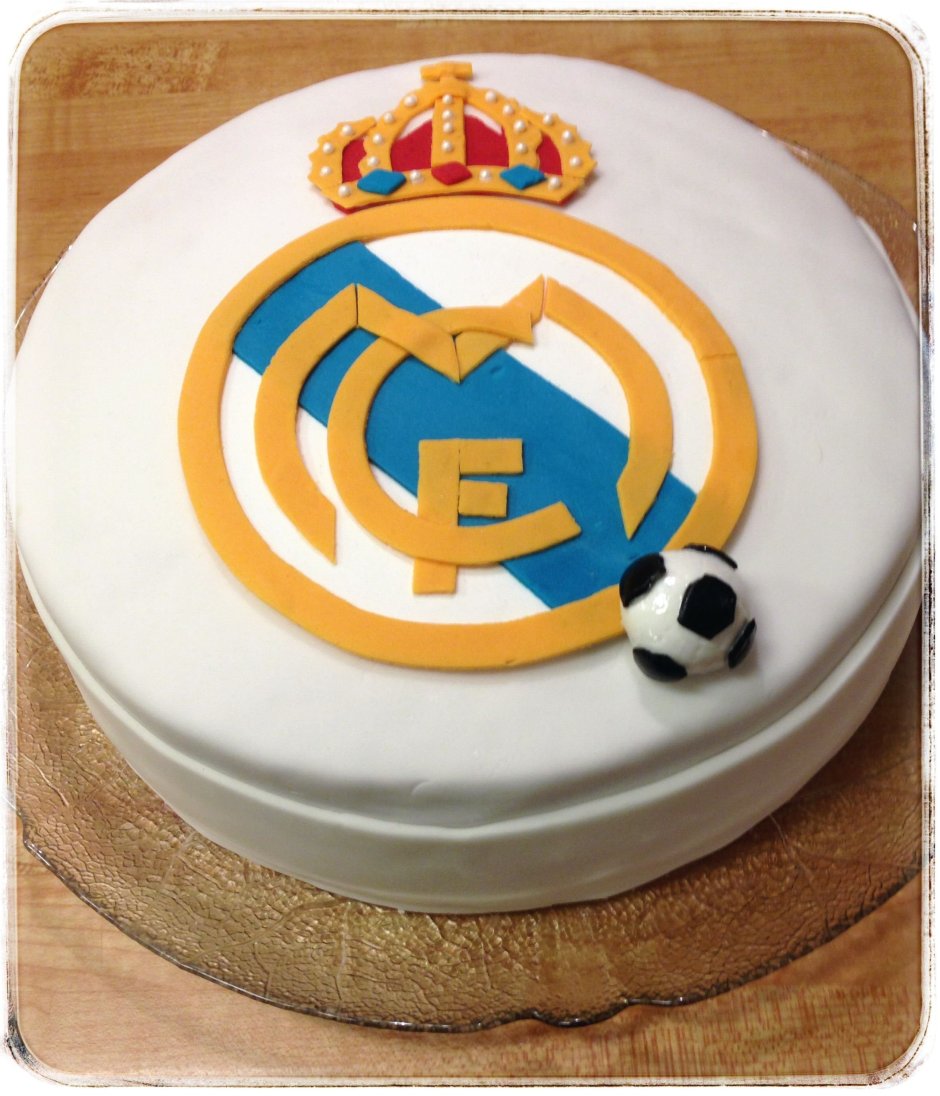 Футбольная команда Реал Мадрид торт