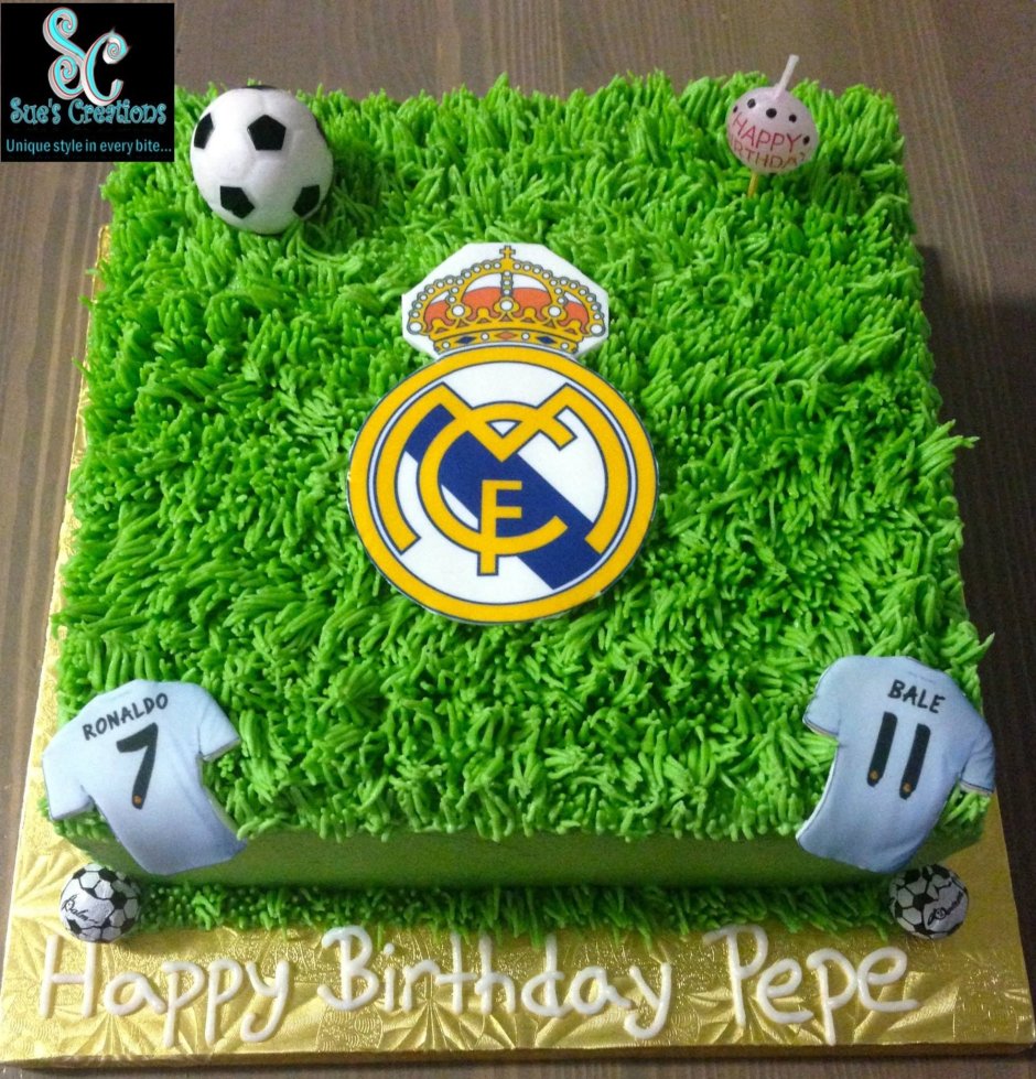 Торт для подростков футбол Реал Мадрид