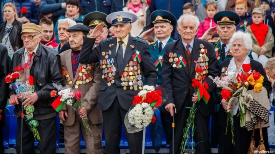 Парад ветеранов на красной площади
