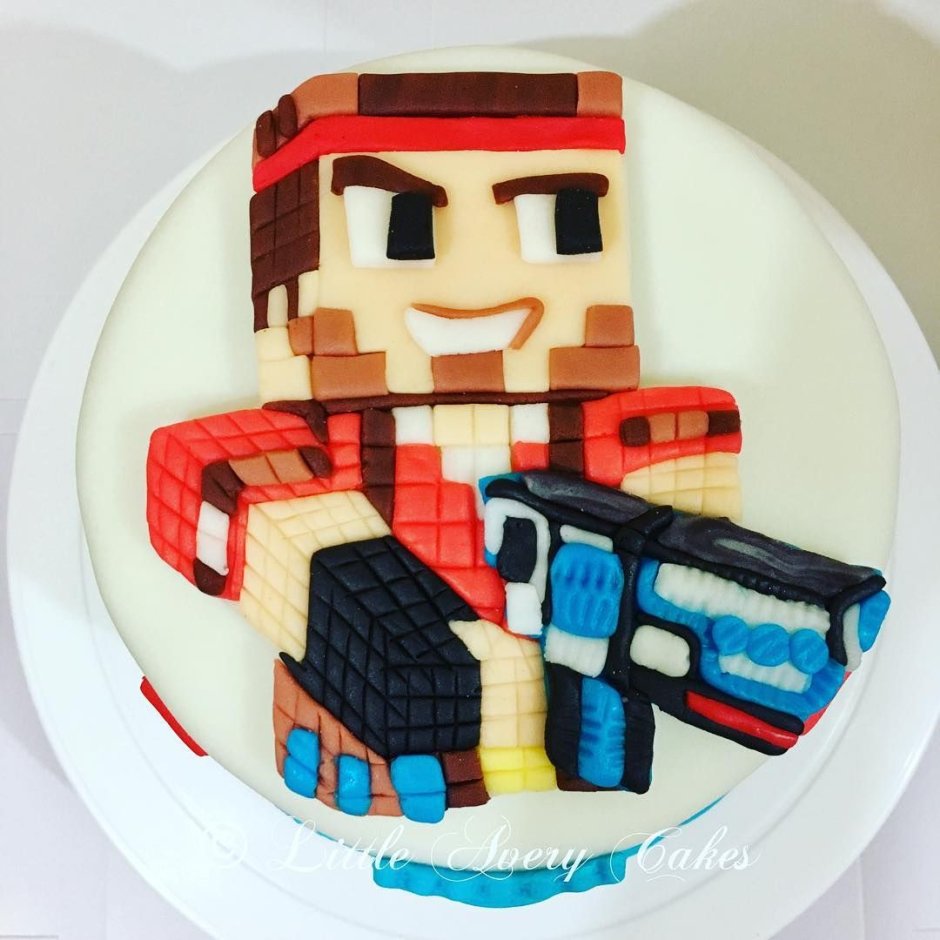 Pixel Gun торт