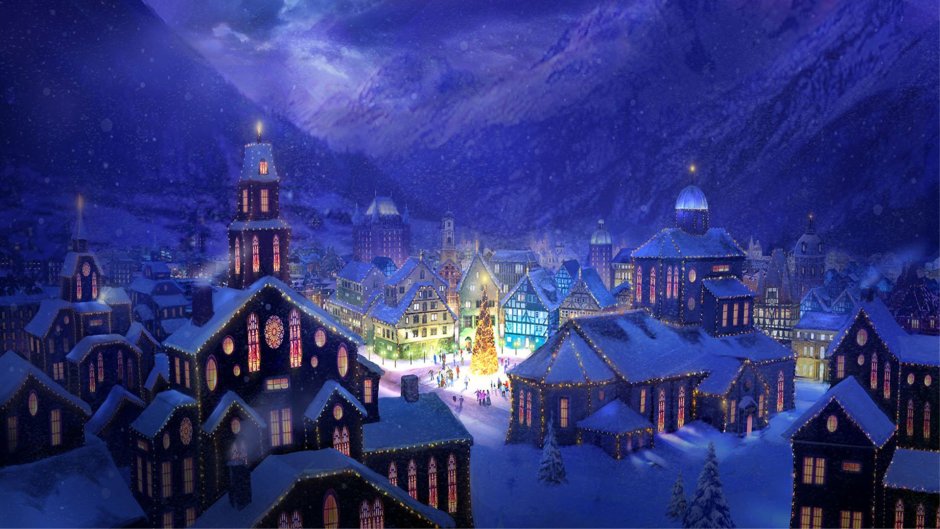 Рождественская деревня