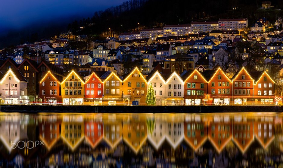 Норвегия Осло Рождество