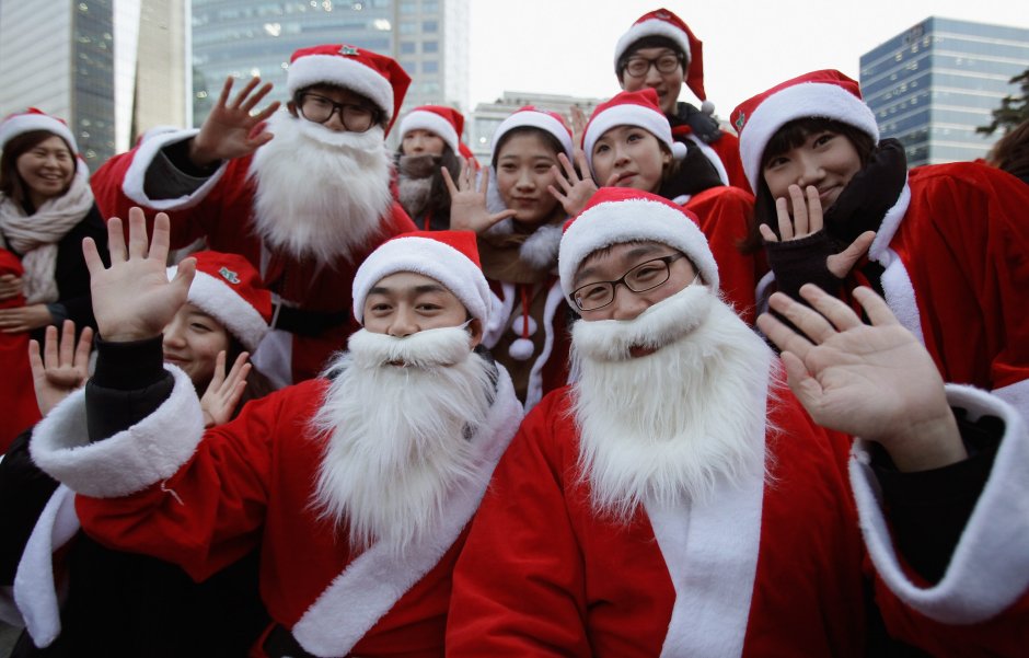 Санта Клаус в Корее