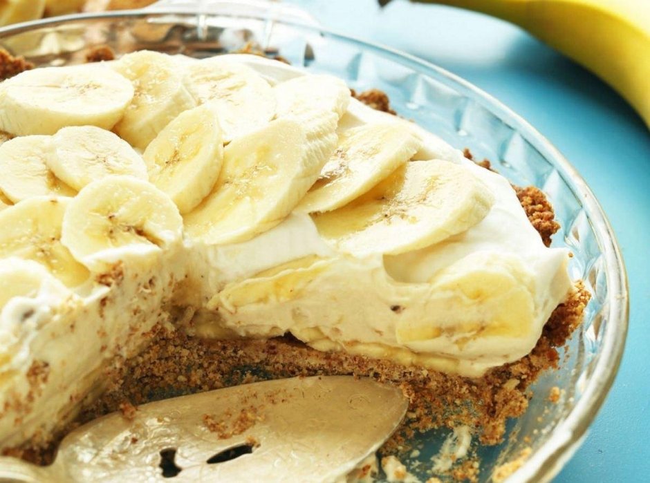 Торт банановый рай без выпечки