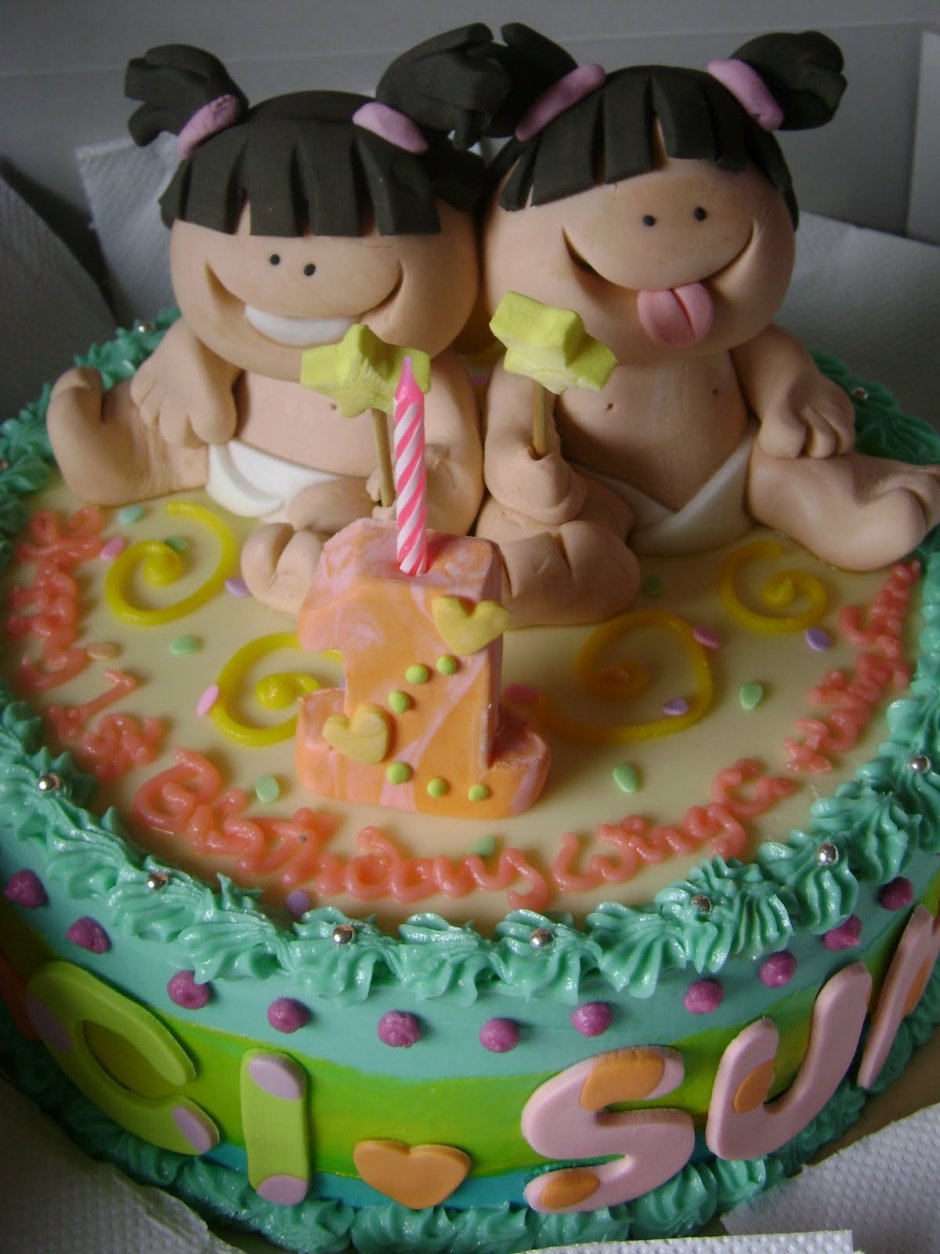 Торт для двух девочек