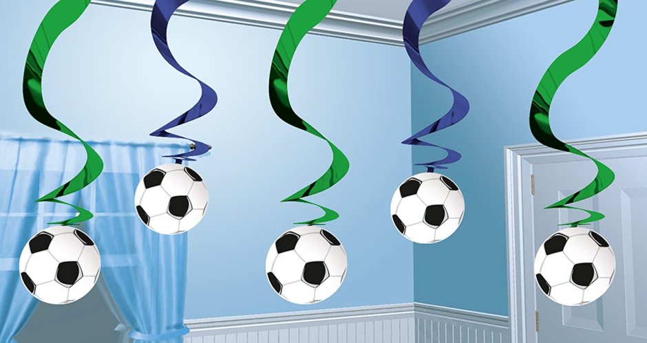 Футбольные мячики для печати