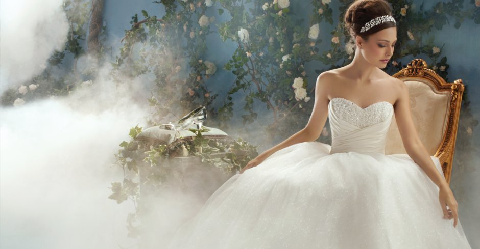 Свадебное платье в стиле принцесса Золушка