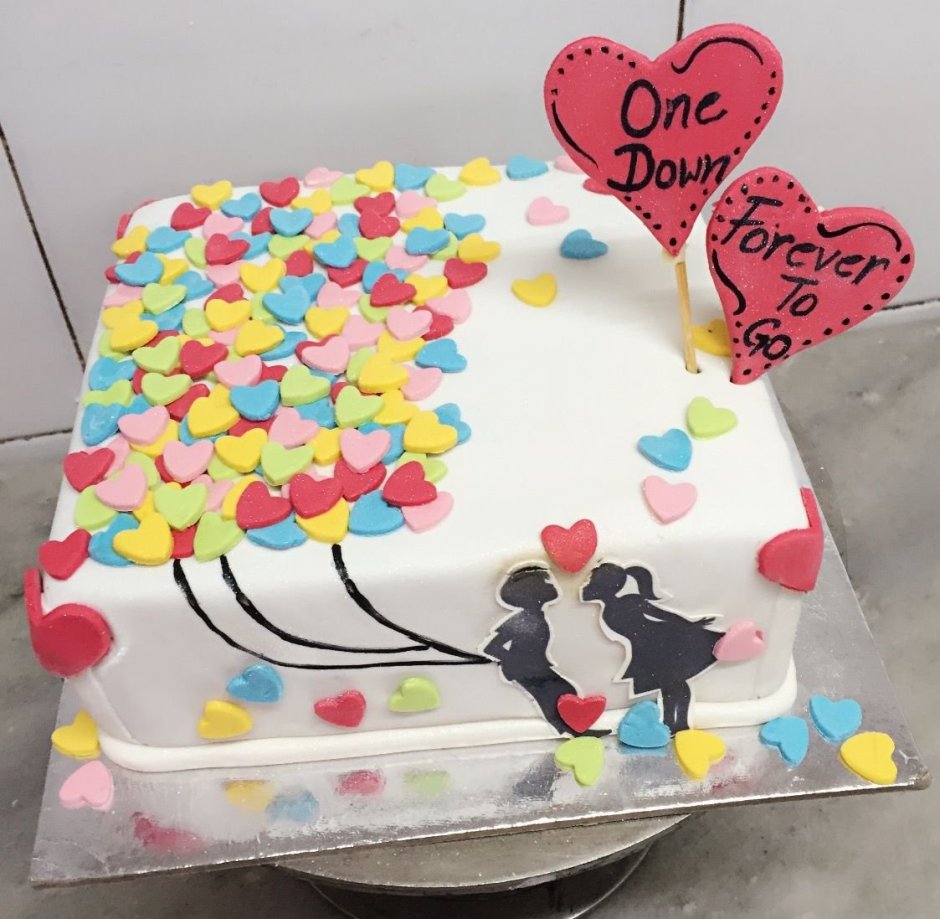 Торт на годовщину свадьбы прикольный