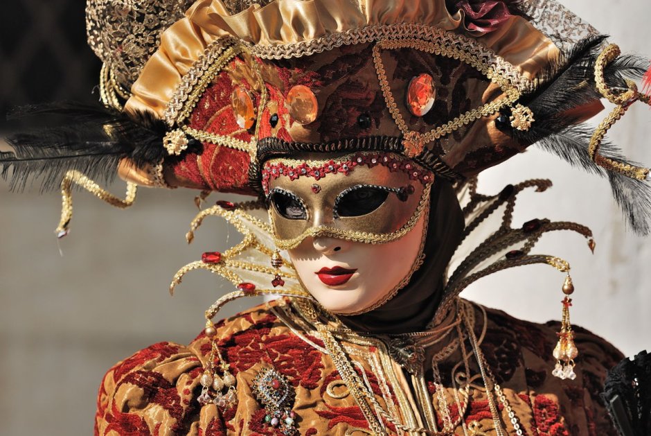 Венецианский карнавал маска венецианская дама