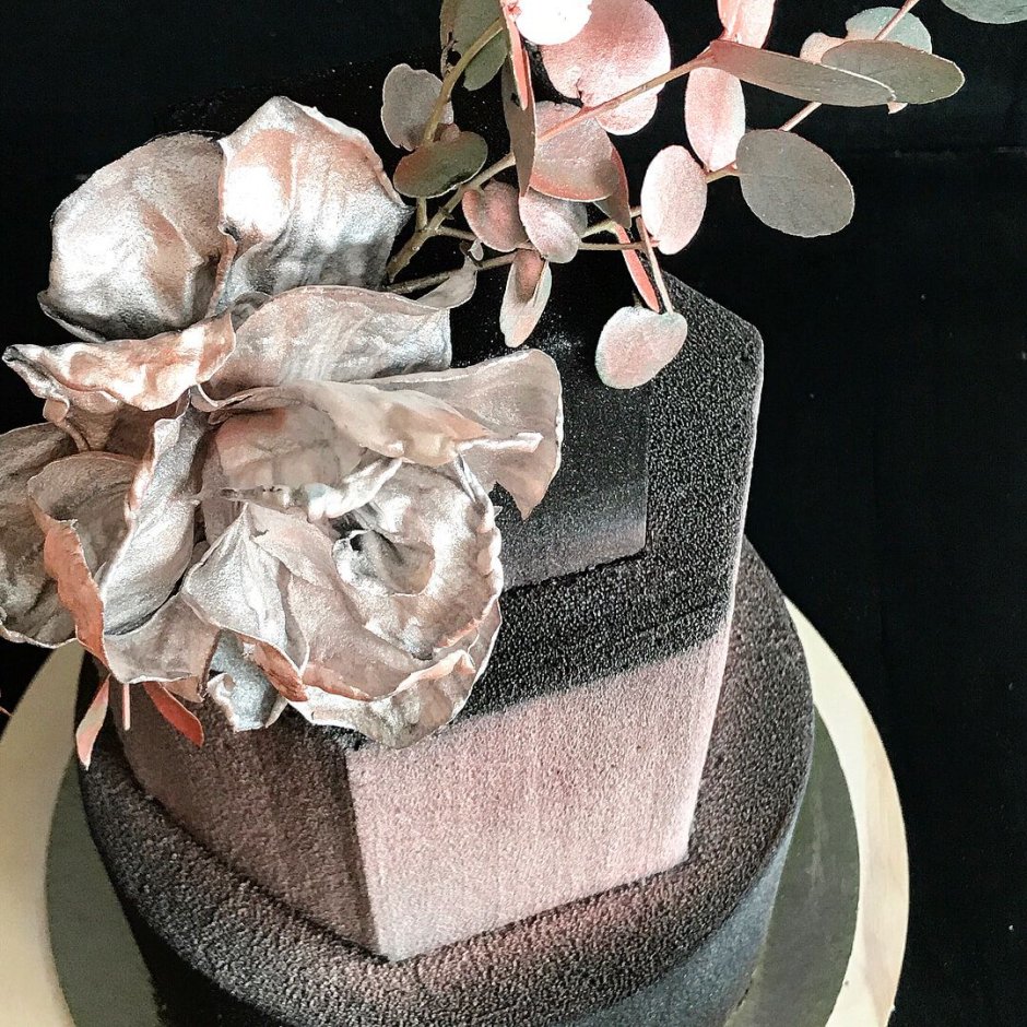 Украшение на торт с рисовой бумаги цветы