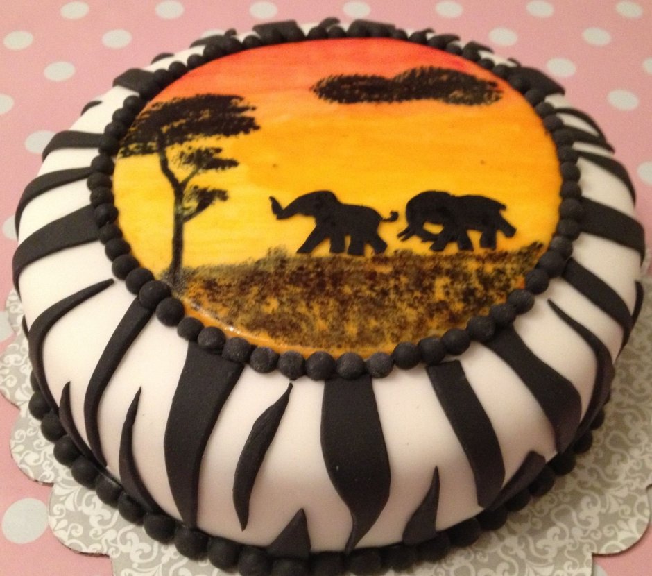 Муссовый торт глазурь леопард