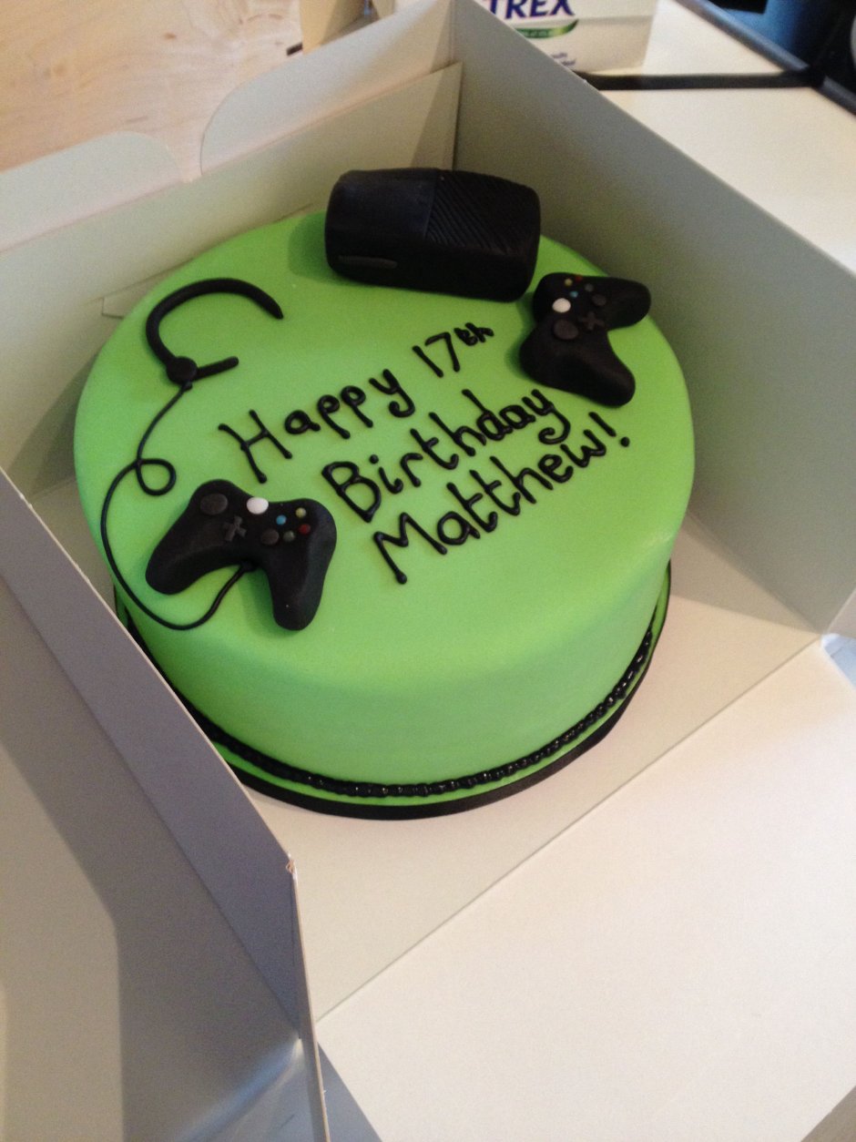 Торт в виде Xbox 360