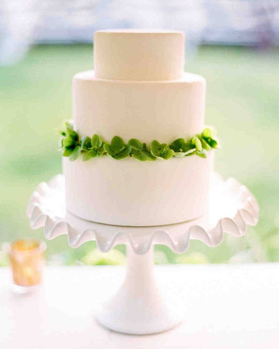 Свадебный торт экостиль